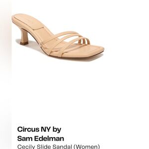 CIRCUS NY BY SAM EDELMAN.  Cecily Slide Sandal. NUDE COLOR.  NEW